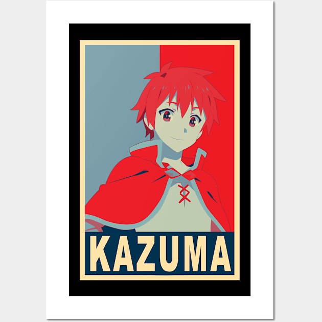 Kazuma Poster - Konosuba Wall Art by Jack Jackson